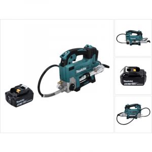 Makita DGP 180 T1 Pistolet graisseur sans fil 18 V 18 V 690 bar + 1x Batterie 5,0 Ah - sans chargeur