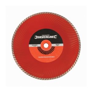 Silverline 675104 - Lame diamantée Turbo Wave à tronçonner 300 x 20 mm