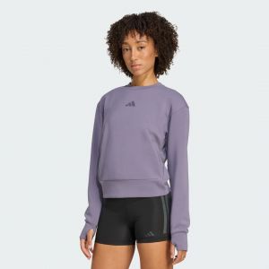 Adidas Sweat-shirt Ras-du-cou Designed-for-training Warm-up, pointure X-Small - Taille X-Small