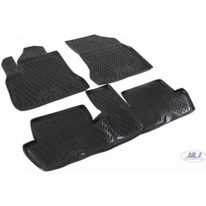 J&J AUTOMOTIVE Tapis De Sol En Caoutchouc 3D Exclusive Pour Citroën C4 Picasso Grand Picasso 2006-2013