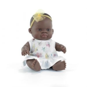 Miniland Baby ML Poupées: POUPÉE BÉBÉ FILLE AFRICAINE HABILLÉES 21cm