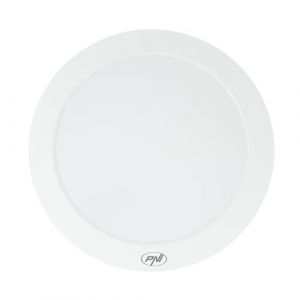 Plafonnier LED PNI D-Light CL2424 24 W, rond, 2700 K, alimentation 230 V, 2640 lm, blanc
