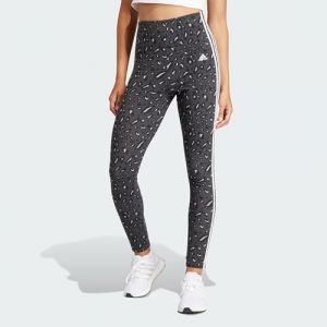 Adidas Legging Imprimé Léopard Femme - Black, Black - Taille XS