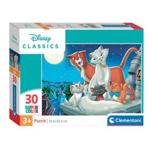 Clementoni 20278 - Puzzle Animaux de Disney - 30 Pièces - Jeu Educatif, de Réflexion et de Patience - Image de Qualité - 33,5 x 23,5 Cm - À Partir de 3 Ans