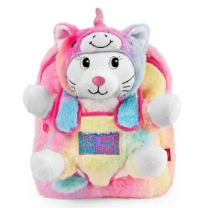 Perletti Sac à dos avec peluche chat enfant Emi