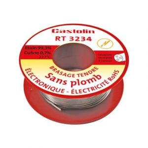 Castolin Bobine d'&eacute;tain sp&eacute;ciale &eacute;lectronique - 1 mm250g
