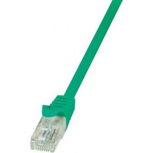 Image de Logilink CP2025U - Câble RJ45 Cat.6 U/UTP 0,50 m Vert