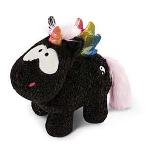 Nici Peluche Unicorn Yin 34 x 32 cm peluche/polyester noir