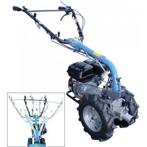 Güde 95187 GME 6,5 V - Moteur à 4 Temps Power-Engine - 4 Vitesses - Entraînement de l'arbre de Distribution des Accessoires, Bleu