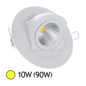 Vision-El Spot Led escargot COB 10W (100W) encastrable orientable Blanc chaud -