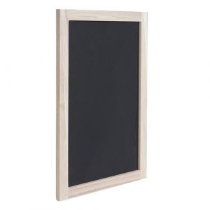 Image de Mendler 2x tableau noir mural HWC-C18 ~ 60x40cm