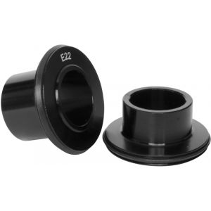 Notubes Stan's Jeu d'embouts pour Moyeu avant 15mm TA Centerlock pour E-Sync/Neo, noir Accessoires moyeu
