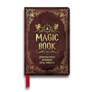 LIVRE MAGICIEN 46 PAGES 22X15CM Marron, Chocolat DECORS DE TABLE HALLOWEEN
