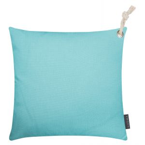 Magma Housses de coussin exterieur avec corde turquoise- Lot de 2 - 40x40