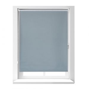 Relaxdays Store Enrouleur sans perçage, avec chaînette, à Clipser, 100x160 cm, Largeur du Tissu 95 cm, Opaque, Gris