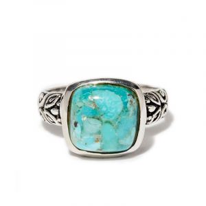 Image de Amazonia - Bague Xpuchiná en Argent massif & Turquoise 3.1 ct