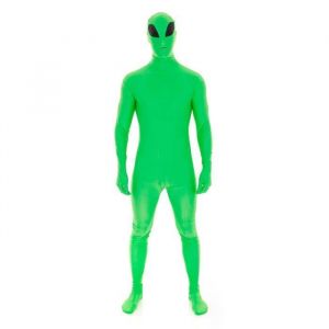 Morphsuits Costume Alien Vert Déguisement Halloween Fête ou Cosplay Tenue Amusante Adulte M