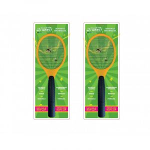 Venteo La raquette no'insectes - Lot de 2 - La raquette anti-insectes, micro