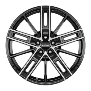 Ronal Jante Alu R67 8x19 5x112 Et45 Noir Brillant - 2343167