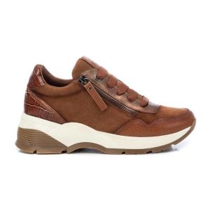 Carmela pour femme. Baskets en cuir 160195 marron Carmela