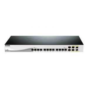 D-link DXS-1210-16TC - Commutateur intelligent 12 x 10GBase-T + 2 x SFP+ + 2 x combo 10 gigabits SFP+