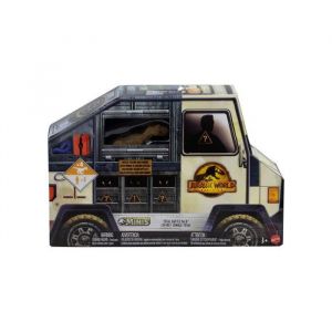 Coffret combat ultime : 4 dinosaures + 1 figure - jurassic world - set animaux préhistorique + 1 carte offerte