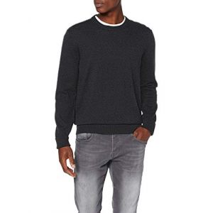 Schott Pull en coton et laine Pl Beal 1 Gris Anthracite - Taille L;M;S;XXL