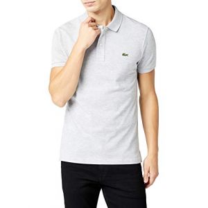 Lacoste Polo slim en piqué à manches courtes Gris - Taille 3