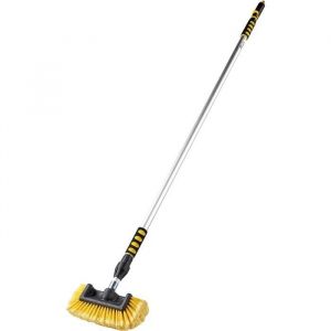 Optima Balai de lavage télescopique 4 faces Extensible jusqu à 2m50