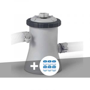 Intex Epurateur à cartouche C330 1 m³/h + 6 cartouches H