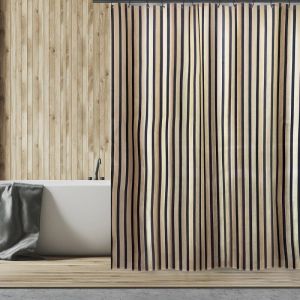 Spirella Rideau de Douche Textile Tessa 180 x 200 cm en Polyester Multicolore pour Une Salle de Bain Élégante et Moderne avec Un Design Attrayant et Pratique