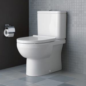 Image de Duravit Combinaison de wc autonomes DuraStyle Basic Rimless, robinet de chasse, pour réservoir de chasse en surface, Coloris: Blanc