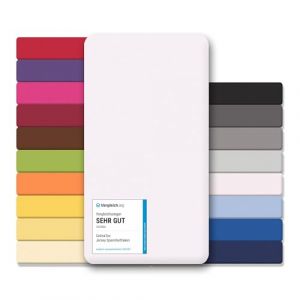 CelinaTex Lucina Drap-Housse Coton 2er-Set 140x200-160x200 cm Blanc Neige