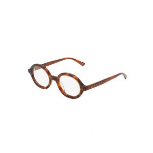 MARNI Femme AQK Nakagin Tower Optical Blonde Havana Montures optiques Ac&eacute;tate La Havane Ronde