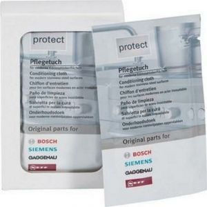 Bosch Lingettes nettoyantes (x5) entretien inox (166386-51944) (00311134) Cafeti&egrave;re, Expresso SIEMENS NEFF, GAGGENAU