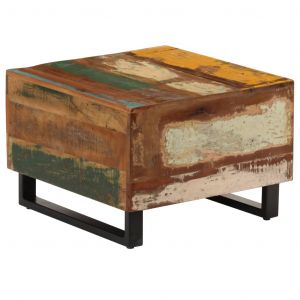 Image de VidaXL Table basse 50 x 50 x 35 cm Bois de récupération massif