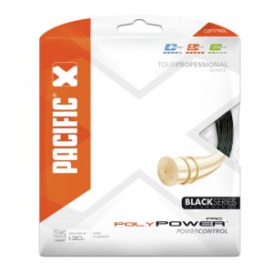 Pacific Cordage tennis poly power pro noir 1.25 mm 12.20 mètre