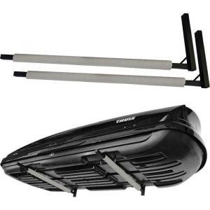 QLS Support de toit pour coffre de toit Support mural pour Boîte de rangement pour skis Amortisseur en mousse 82,5cm WSB.O 8567