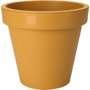 Progarden Pot de fleurs couleur moutarde plusieurs diamètres Ø 20 cm