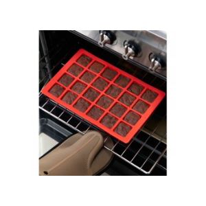 Lékué 0216024R01M017 - Moule pour 24 minis brownies en silicone