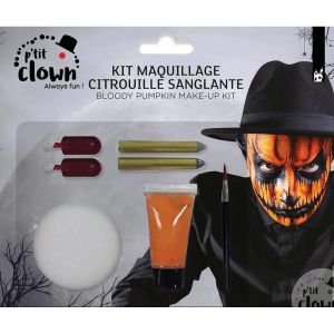 Ruedelafete Kit maquillage de citrouille