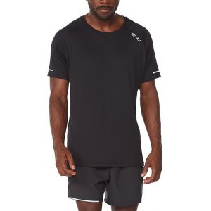 2XU Aero SS Shirt Men, noir S T-shirts course à pied