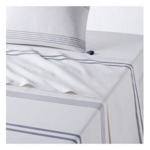 Image de Drap plat coton, Riad Blanc