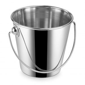 Image de Pujadas Mini Seau avec Poignée Inox Ø 7,5 à 9 cm - Inox7,5 (Ø) cm15 cl