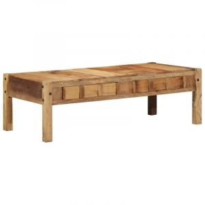 VidaXL Table basse Marron 110 x 55 x 35 cm Bois massif de récupération