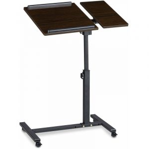 Table ordinateur portable netbook sur roulettes Or