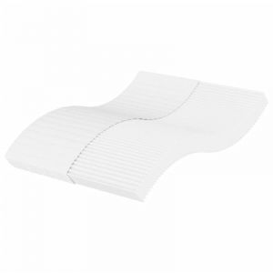 VidaXL Matelas en mousse blanc 140x210 cm duret&eacute; H2 H3, matelas de lit, matelas de lit de jour, matelas en mousse pour lit double