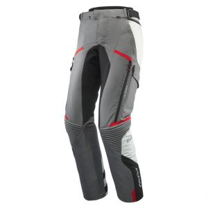 Ixon Pantalon textile Midgard gris/noir/rouge- M