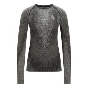 Odlo Blackcomb Eco Big Logo Top Crew Neck Maillot De Corps Femmes - Noir
