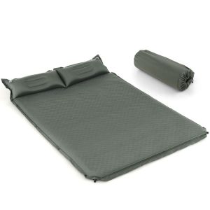 Coast Matelas de camping 2 personnes - autogonflant - imperméable - 187 x 69 x 4 cm - vert